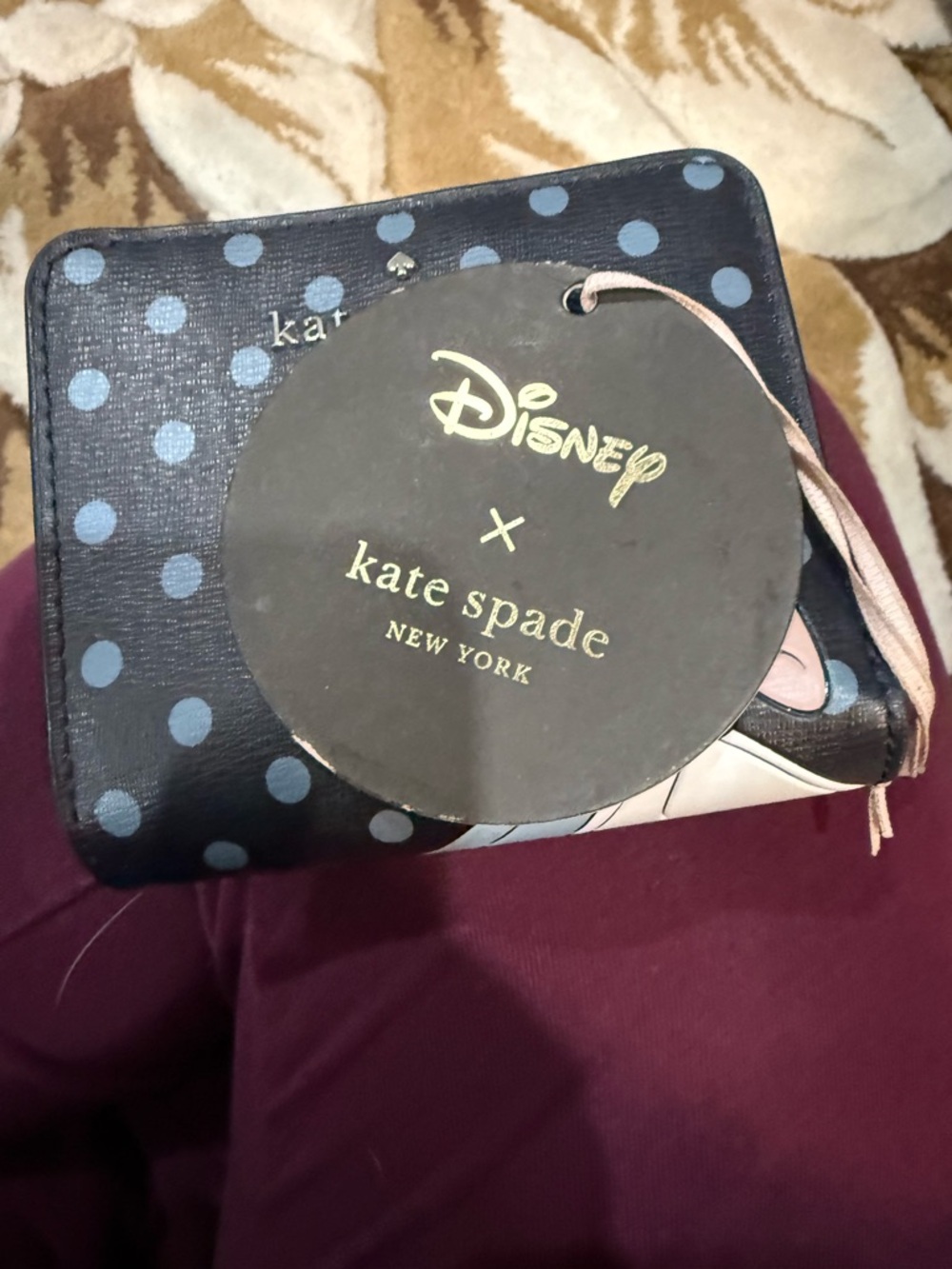 Disney x Kate Spade New York Alice in Wonderland reversible tote bag wallet - Picture 5 of 12